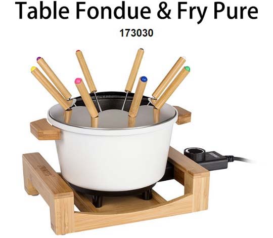 テーブルフォンデュ＆フライピュア Table Fondue & Fry Pure｜卓上料理 